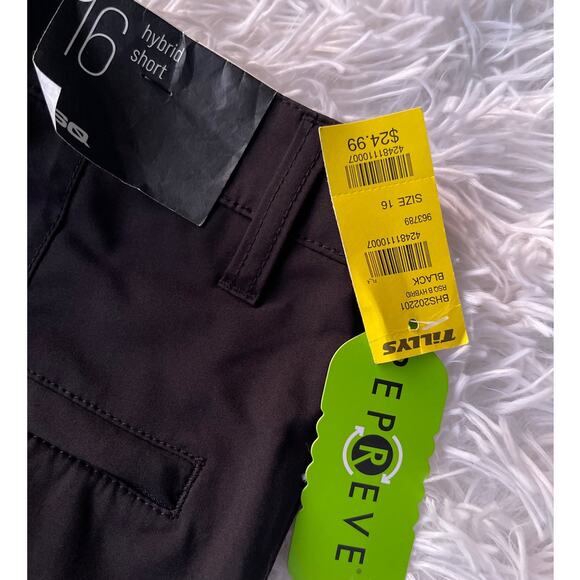 NWT RSQ Hybrid Short Black Youth Sz 16 NWT - Picture 7 of 7